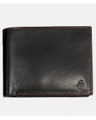 HKUST Slim Handcrafted Genuine Leather Bifold Wallet